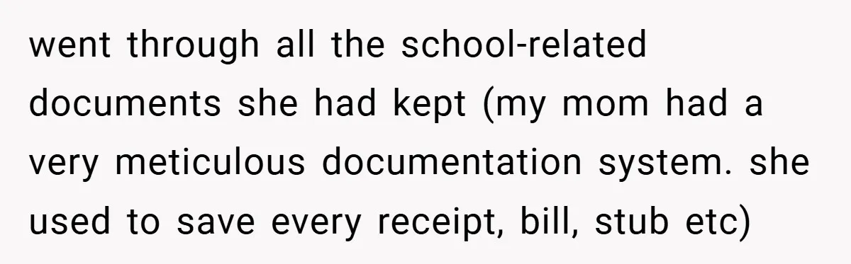 VP Refuses To Return Refundable Deposit, Father Takes School To Court And Wins Big went through all the school-related documents she had kept (my mom had a very meticulous documentation system. she used to save every receipt, bill, stub etc)