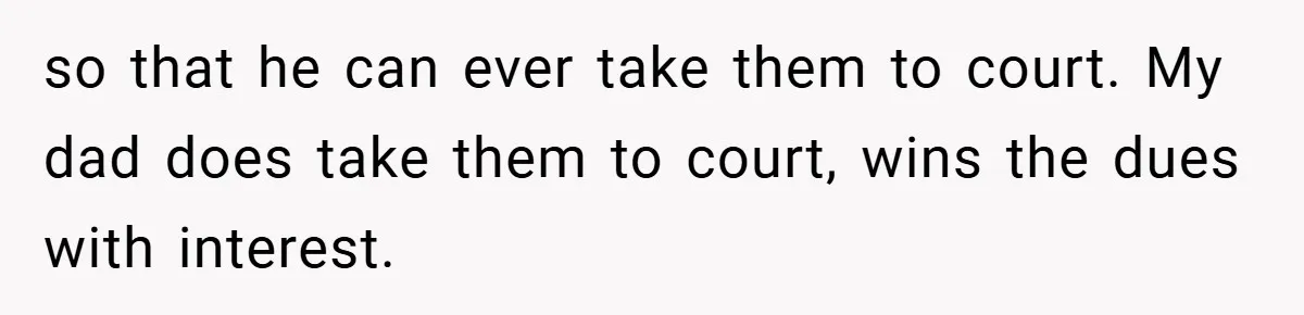 VP Refuses To Return Refundable Deposit, Father Takes School To Court And Wins Big so that he can ever take them to court. My dad does take them to court, wins the dues with interest.