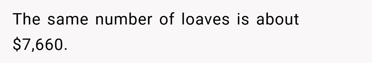VP Refuses To Return Refundable Deposit, Father Takes School To Court And Wins Big The same number of loaves is about $7,660.