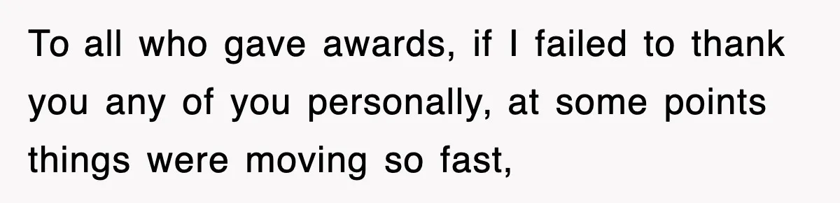Tired Flight Attendant Gets Told To ‘Pick Something Interesting’ To Entertain Passengers, And Maliciously Complies To all who gave awards, if I failed to thank you any of you personally, at some points things were moving so fast,