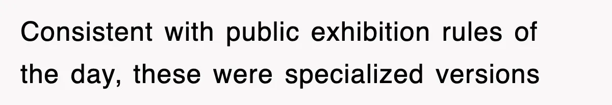 Tired Flight Attendant Gets Told To ‘Pick Something Interesting’ To Entertain Passengers, And Maliciously Complies Consistent with public exhibition rules of the day, these were specialized versions