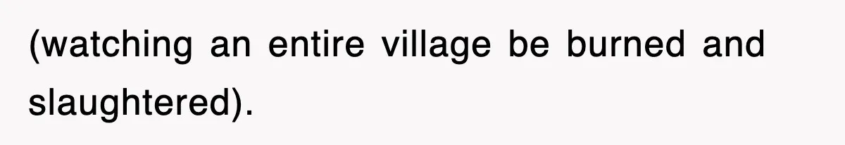 Tired Flight Attendant Gets Told To ‘Pick Something Interesting’ To Entertain Passengers, And Maliciously Complies (watching an entire village be burned and slaughtered).