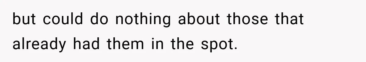 Apartment Complex Charges For Parking Space, Renter Fights Back With Brilliant Loophole but could do nothing about those that already had them in the spot.