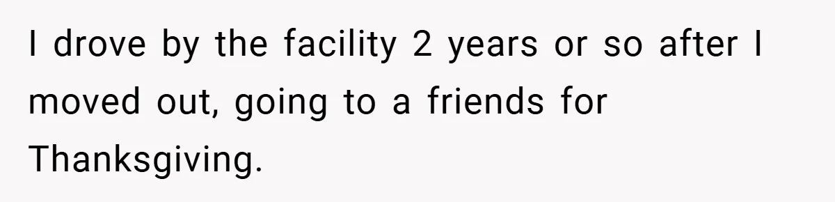 Apartment Complex Charges For Parking Space, Renter Fights Back With Brilliant Loophole I drove by the facility 2 years or so after I moved out, going to a friends for Thanksgiving.
