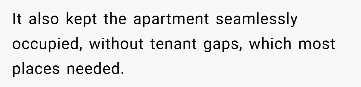 Apartment Complex Charges For Parking Space, Renter Fights Back With Brilliant Loophole It also kept the apartment seamlessly occupied, without tenant gaps, which most places needed.