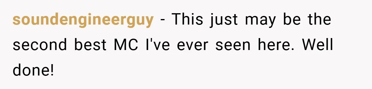 Apartment Complex Charges For Parking Space, Renter Fights Back With Brilliant Loophole soundengineerguy − This just may be the second best MC I've ever seen here. Well done!