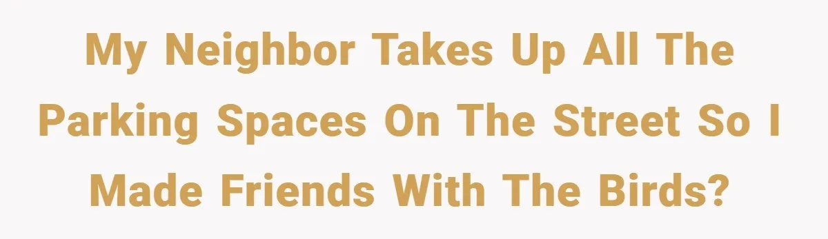 Petty Revenge Gone Feathered: How Crows Became Her Secret Weapon My neighbor takes up all the parking spaces on the street so I made friends with the birds?