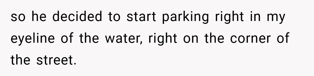 Petty Revenge Gone Feathered: How Crows Became Her Secret Weapon so he decided to start parking right in my eyeline of the water, right on the corner of the street.