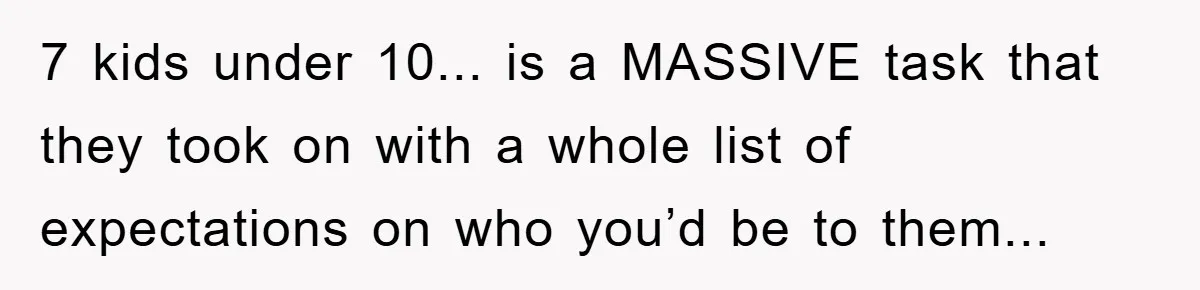 Teen Chooses Dad To Escape Mom’s Parentification And Forced ‘Dad’ Title For Stepfather 7 kids under 10... is a MASSIVE task that they took on with a whole list of expectations on who you’d be to them...