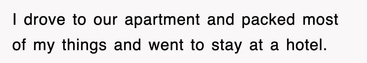 Bride Walks Out Of Her Own Wedding After Groom Smashes Cake In Her Face I drove to our apartment and packed most of my things and went to stay at a hotel.