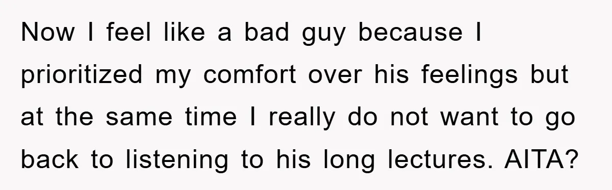 Lawyer Hides Her Wins From Husband After He Won't Stop 'Helping' Now I feel like a bad guy because I prioritized my comfort over his feelings but at the same time I really do not want to go back to listening...