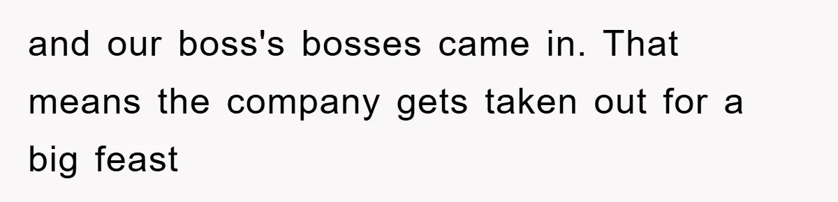 Bar Landlord Kicks Out CEO Over Ice Removal, Entire Company Walks Out With Him and our boss's bosses came in. That means the company gets taken out for a big feast