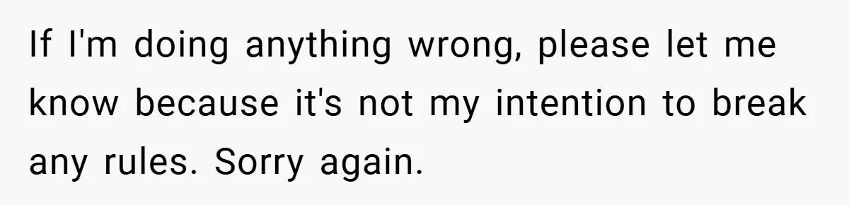 If I'm doing anything wrong, please let me know because it's not my intention to break any rules. Sorry again.
