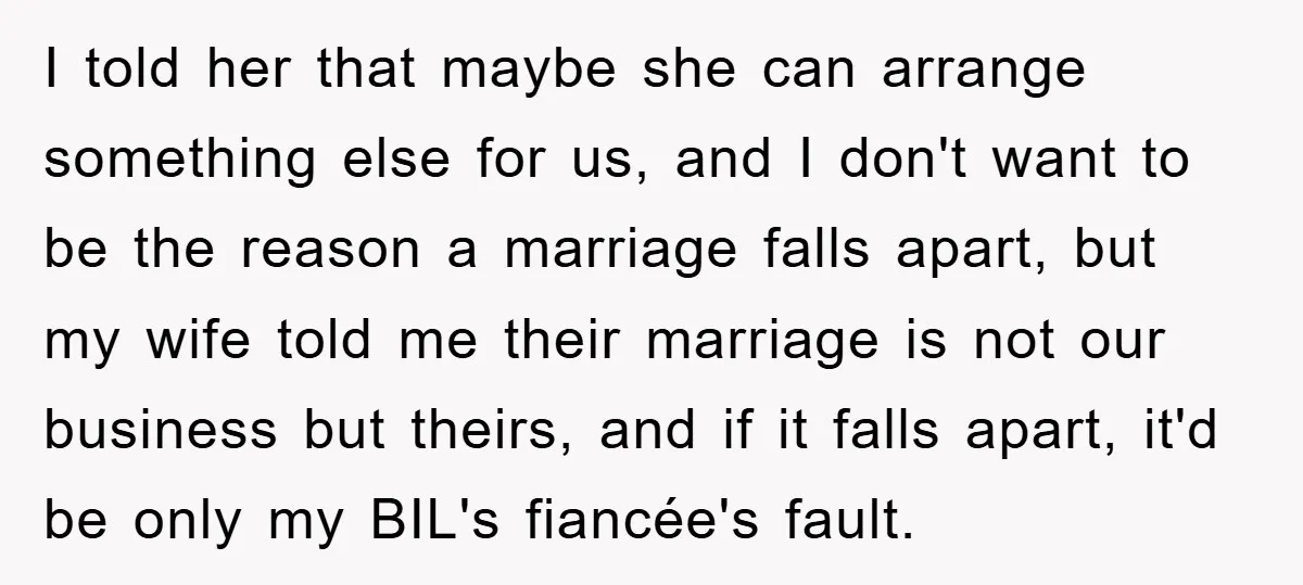 She Wanted A Free Trip To Paris, But Her Husband Refused To Tag Along On Her Brother’s Honeymoon I told her that maybe she can arrange something else for us, and I don't want to be the reason a marriage falls apart, but my wife told me their...