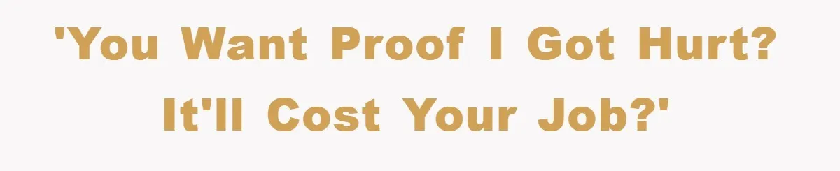 Supervisor Doesn’t Believe His Back Injury? He Sends Proof That Costs Her Her Job 'You want proof I got hurt? It'll cost your job?'