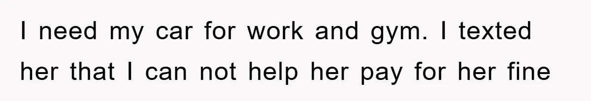 Young Man Treats Girlfriend Like Queen With Lavish Trip, One Day Snaps And Refuses To Pay Her Airport Substance Fine I need my car for work and gym. I texted her that I can not help her pay for her fine