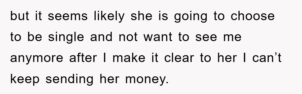 Young Man Treats Girlfriend Like Queen With Lavish Trip, One Day Snaps And Refuses To Pay Her Airport Substance Fine but it seems likely she is going to choose to be single and not want to see me anymore after I make it clear to her I can’t keep sending...