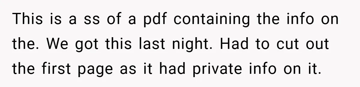 This is a ss of a pdf containing the info on the. We got this last night. Had to cut out the first page as it had private info on...