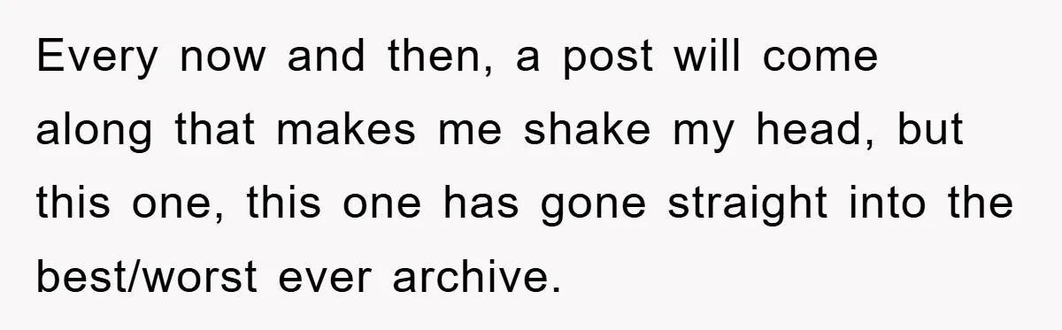 Daughter’s Misophonia Has Kept Mom Silent For Years, Now She Wants Her Voice Back, And It’s Causing A Rift Every now and then, a post will come along that makes me shake my head, but this one, this one has gone straight into the best/worst ever archive.