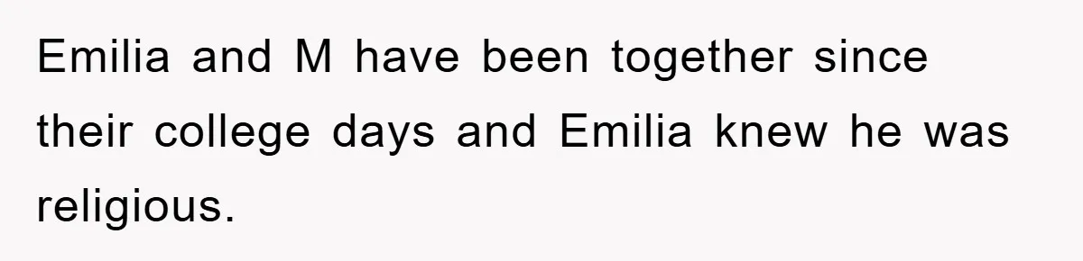 Atheist Wife Rants About Endless Hindu Festivals And Fears Husband "Brainwashing" Child Despite Knowing His Faith Emilia and M have been together since their college days and Emilia knew he was religious.