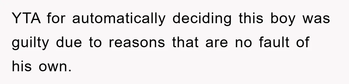 Parents Allow Teen Party, Then Scapegoat a Poor Kid When Drugs Appear YTA for automatically deciding this boy was guilty due to reasons that are no fault of his own.
