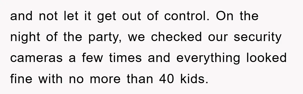 Parents Allow Teen Party, Then Scapegoat a Poor Kid When Drugs Appear and not let it get out of control. On the night of the party, we checked our security cameras a few times and everything looked fine with no more than...