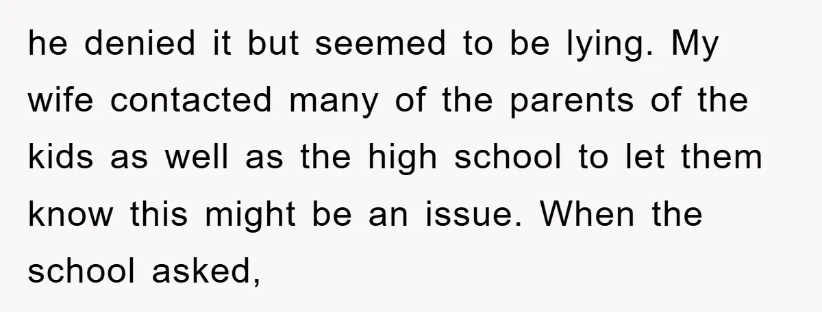 Parents Allow Teen Party, Then Scapegoat a Poor Kid When Drugs Appear he denied it but seemed to be lying. My wife contacted many of the parents of the kids as well as the high school to let them know this might...