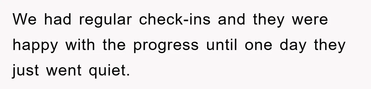 Trophy-Wife Client Refused To Pay For A Finished Website, So The Developer Delivered Exactly 33% And Left Her Business Frozen In Place We had regular check-ins and they were happy with the progress until one day they just went quiet.
