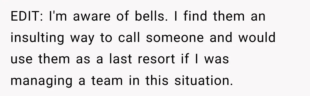 Store Sets 15-Second Checkout Rule - Employee Follows It So Well Management Instantly Regrets It EDIT: I'm aware of bells. I find them an insulting way to call someone and would use them as a last resort if I was managing a team in this...
