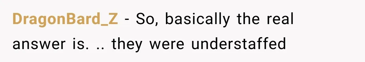 Store Sets 15-Second Checkout Rule - Employee Follows It So Well Management Instantly Regrets It DragonBard_Z − So, basically the real answer is. .. they were understaffed