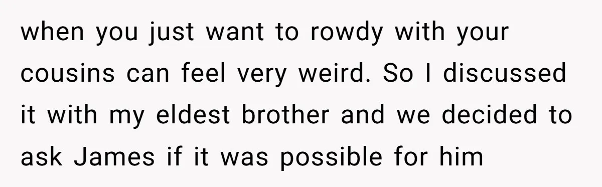 Dads Ban Niece From Fishing Trip, Get Called 'Dinosaurs' By Family when you just want to rowdy with your cousins can feel very weird. So I discussed it with my eldest brother and we decided to ask James if it was...