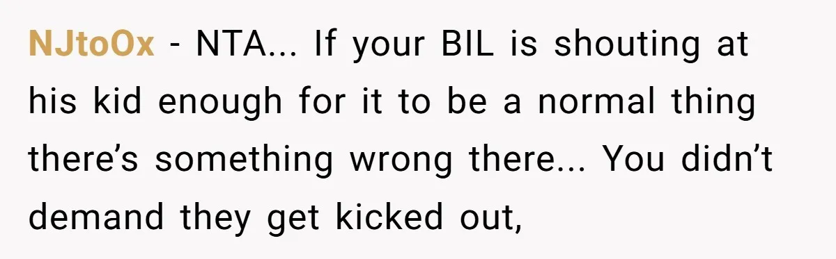 A Man's '30 Seconds of Bad Judgment' Gets His Family Uninvited from Christmas NJtoOx - NTA... If your BIL is shouting at his kid enough for it to be a normal thing there’s something wrong there... You didn’t demand they get kicked out,