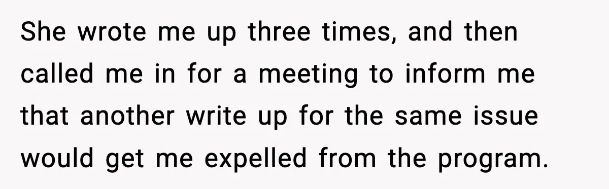 Fire-Academy Trainee Cuts Her Hair After Being Written Up For “Inappropriate” Style She wrote me up three times, and then called me in for a meeting to inform me that another write up for the same issue would get me expelled from...