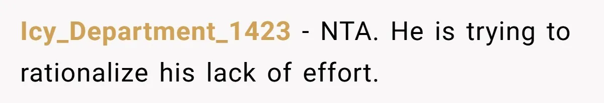 Pregnant Woman Trips Over Suitcase Husband Never Put Away, Husband Accuses Her Of Doing It “On Purpose” Icy_Department_1423 − NTA. He is trying to rationalize his lack of effort.
