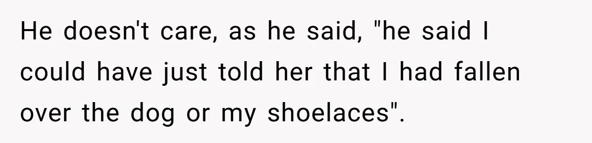 Pregnant Woman Trips Over Suitcase Husband Never Put Away, Husband Accuses Her Of Doing It “On Purpose” He doesn't care, as he said, "he said I could have just told her that I had fallen over the dog or my shoelaces".