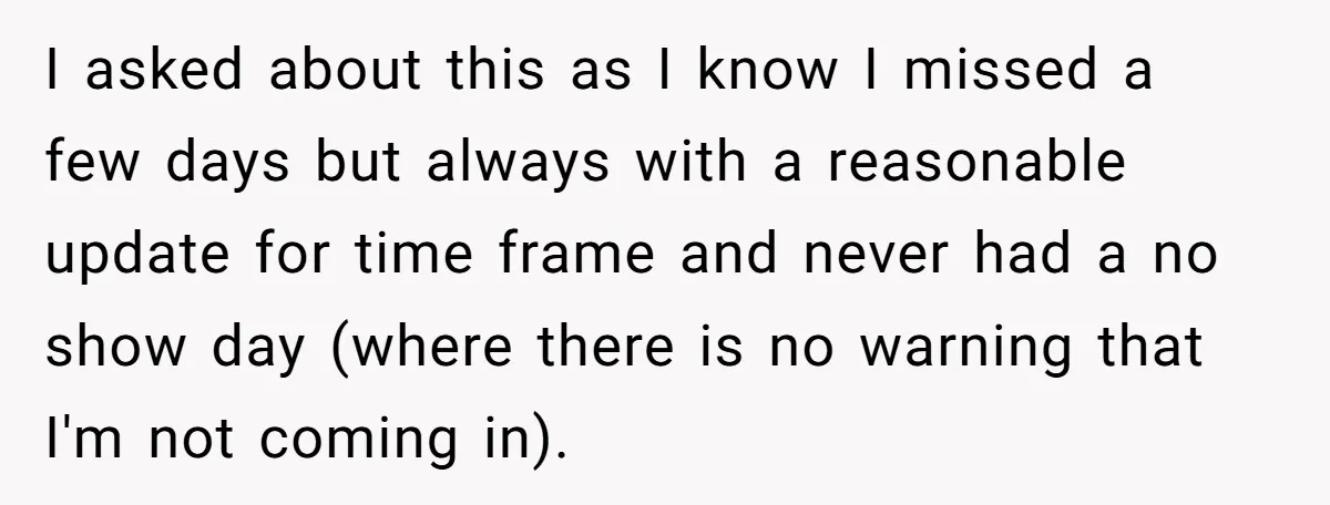 Micromanaging Boss Demands Exact Break Times, Employee Obeys Perfectly, The Whole System Backfires I asked about this as I know I missed a few days but always with a reasonable update for time frame and never had a no show day (where there...