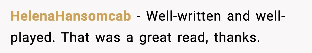 Seat for seat, decibel for decibel: how one quiet neighbor humbled a car bro HelenaHansomcab - Well-written and well-played. That was a great read, thanks.