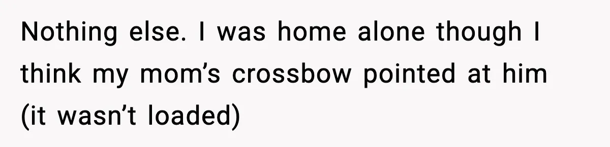 Thieves Try To Steal This Man's Car, But Somehow He “Steals” Their Stolen Honda Instead Nothing else. I was home alone though I think my mom’s crossbow pointed at him (it wasn’t loaded)