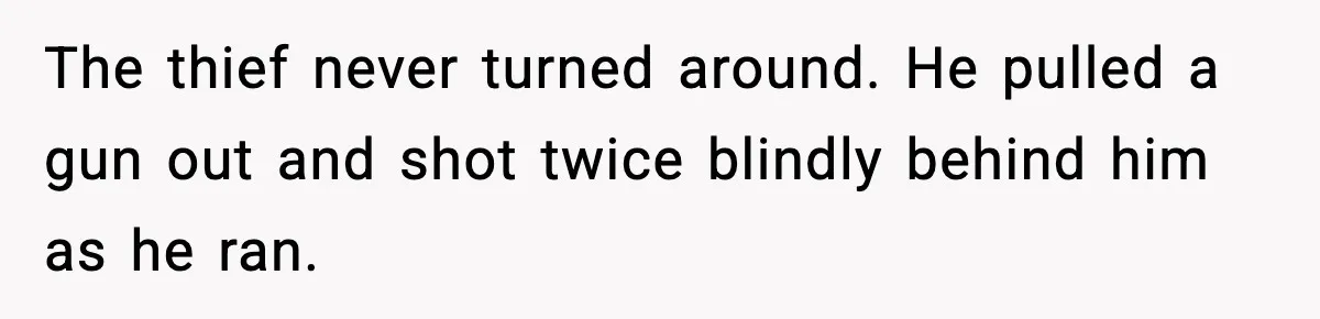 Thieves Try To Steal This Man's Car, But Somehow He “Steals” Their Stolen Honda Instead The thief never turned around. He pulled a gun out and shot twice blindly behind him as he ran.