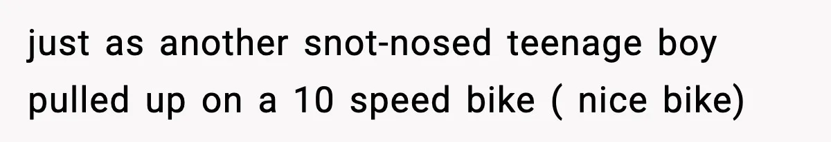 Thieves Try To Steal This Man's Car, But Somehow He “Steals” Their Stolen Honda Instead just as another snot-nosed teenage boy pulled up on a 10 speed bike ( nice bike)