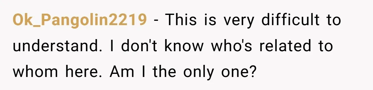 Woman Exposes Half-Sister's Cruel Video, Costs Her An Entire Inheritance Ok_Pangolin2219 - This is very difficult to understand. I don't know who's related to whom here. Am I the only one?