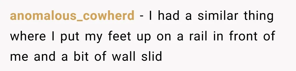 Airplane Know-It-All Tries to Tattle, Gets Beautifully Played by Passenger anomalous_cowherd - I had a similar thing where I put my feet up on a rail in front of me and a bit of wall slid
