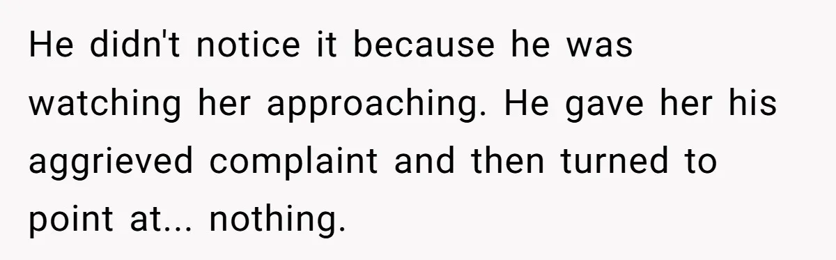 Airplane Know-It-All Tries to Tattle, Gets Beautifully Played by Passenger He didn't notice it because he was watching her approaching. He gave her his aggrieved complaint and then turned to point at... nothing.