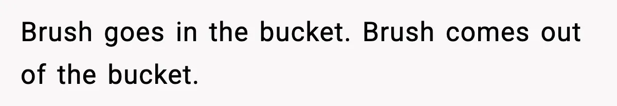 Crew Blocks His Concrete Job, Then Asks To Use His “Truck Wash”, So He Lets Them Ruin Their Cars Brush goes in the bucket. Brush comes out of the bucket.