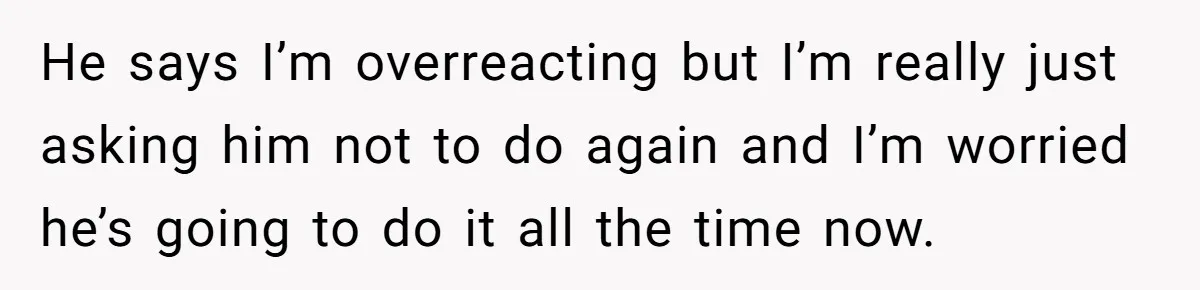Husband Won’t Stop Pantsing Wife, She Turns To Internet… Then Files For Divorce He says I’m overreacting but I’m really just asking him not to do again and I’m worried he’s going to do it all the time now.