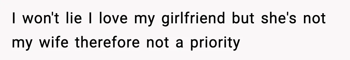Man Refuses To Eat Girlfriend’s Cake After She Throws A Surprise Party And Disrespects His Mom’s Gift I won't lie I love my girlfriend but she's not my wife therefore not a priority