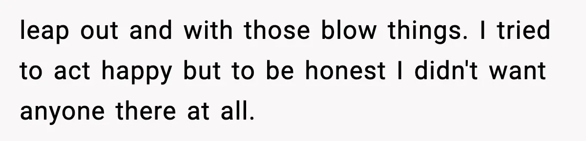 Man Refuses To Eat Girlfriend’s Cake After She Throws A Surprise Party And Disrespects His Mom’s Gift leap out and with those blow things. I tried to act happy but to be honest I didn't want anyone there at all.