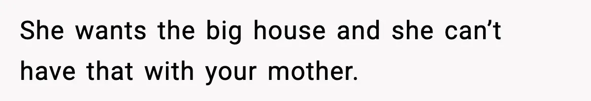 Man Refuses To Eat Girlfriend’s Cake After She Throws A Surprise Party And Disrespects His Mom’s Gift She wants the big house and she can’t have that with your mother.