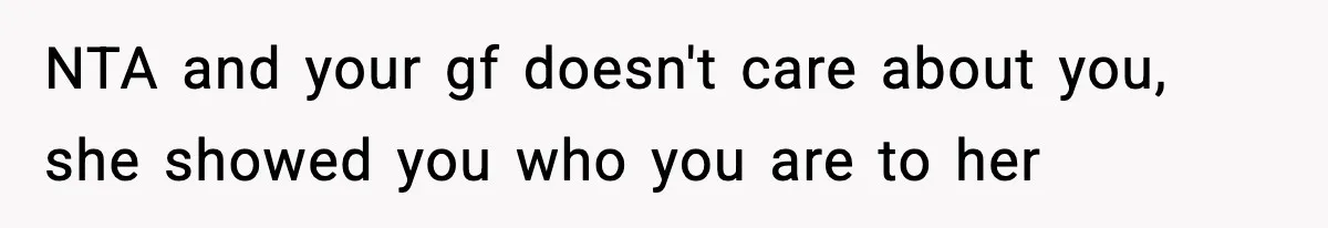 Man Refuses To Eat Girlfriend’s Cake After She Throws A Surprise Party And Disrespects His Mom’s Gift NTA and your gf doesn't care about you, she showed you who you are to her