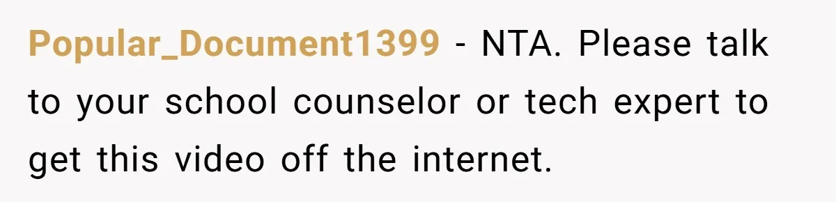 Popular_Document1399 − NTA. Please talk to your school counselor or tech expert to get this video off the internet.